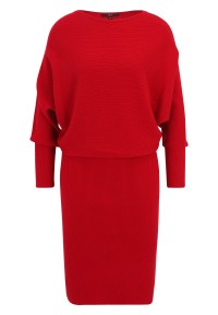 zero Strickkleid gerippt mit U-Boot Ausschnitt | Betty Barclay