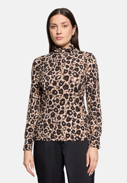 Betty Barclay Rollkragenshirt mit Stehkragen