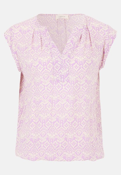Cartoon Casual-Bluse mit Muster