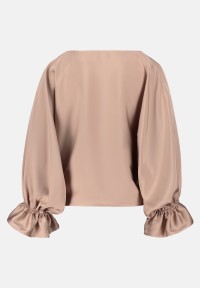 Vera Mont Satin-Bluse mit Fledermausärmeln