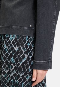 BETTY & CO Jeansjacke mit aufgesetzten Taschen