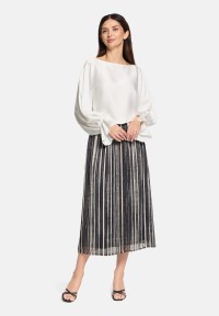 Betty Barclay Satin-Bluse mit U-Boot-Ausschnitt