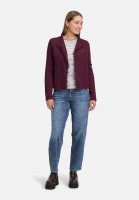 Cartoon Strick-Cardigan mit Fransen