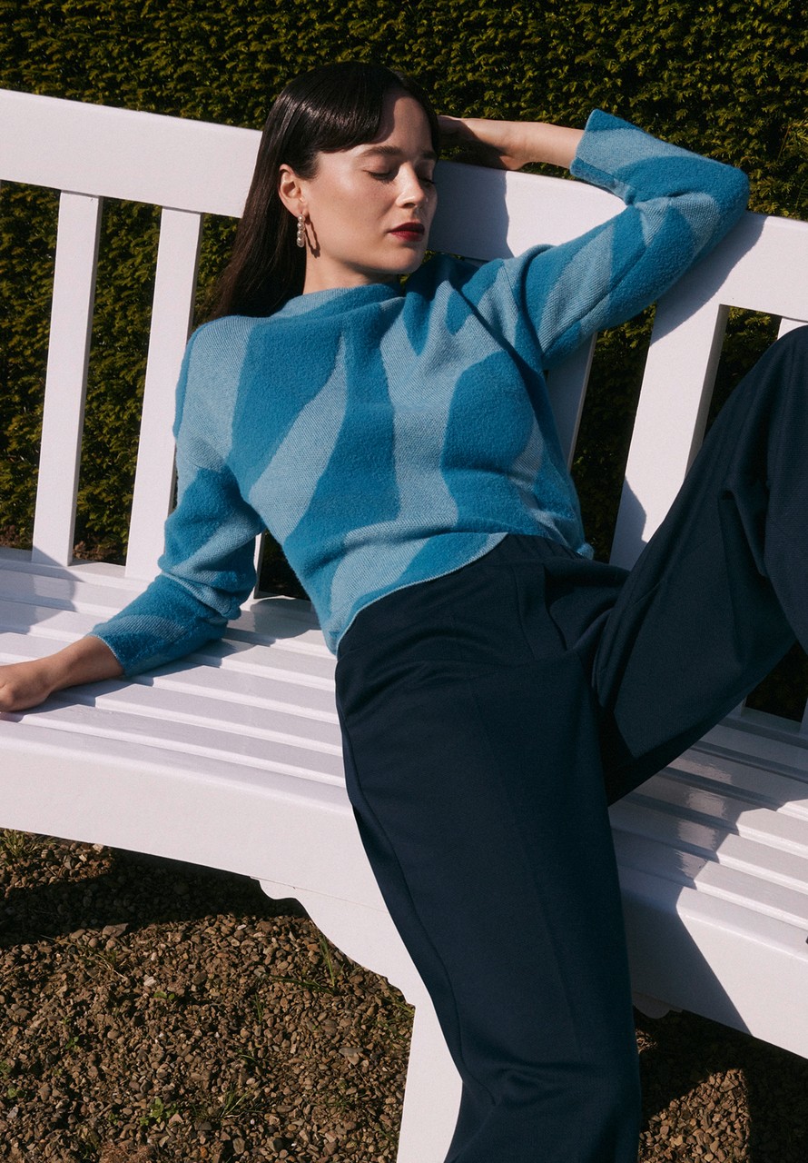 BETTY & CO Strickpullover mit Jacquard