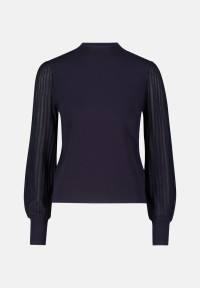 zero Strickpullover mit transparenten Ärmeln | Betty Barclay