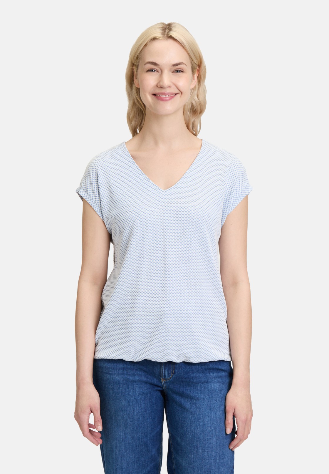 BETTY & CO Strukturshirt mit Gummizug