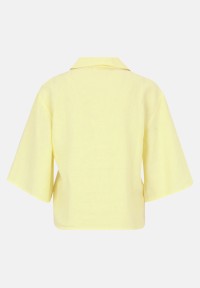 Cartoon Leinenbluse mit Kragen
