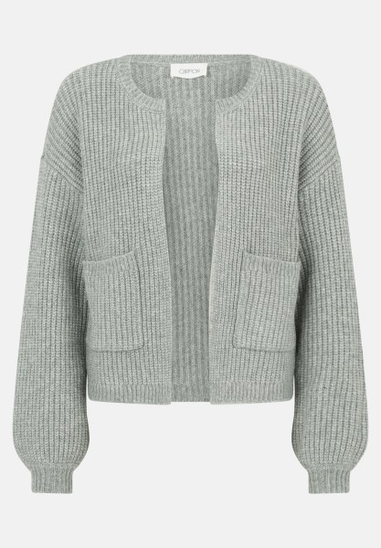 Cartoon Strick-Cardigan mit Taschen