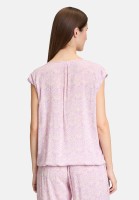 Cartoon Casual-Bluse mit Muster