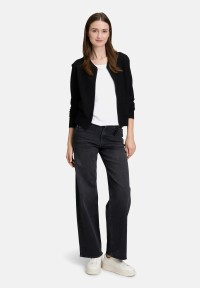 BETTY & CO Strick-Cardigan mit Reißverschluss