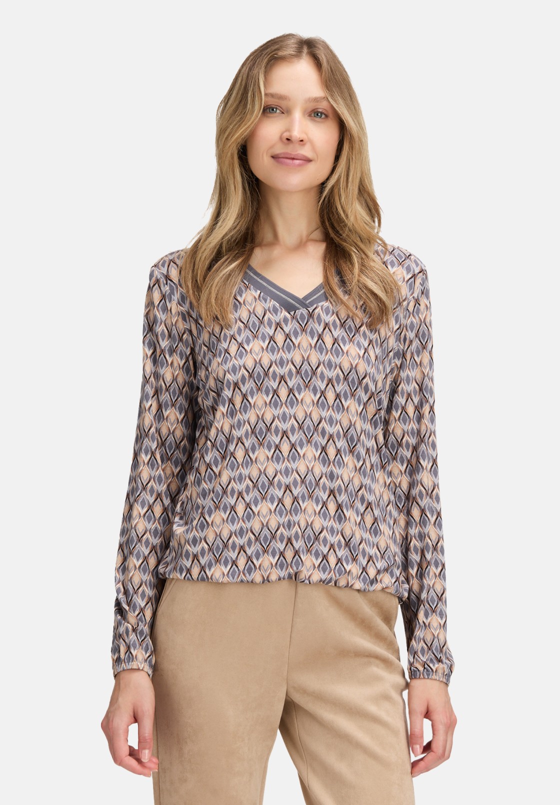 Betty Barclay Blusenshirt mit V-Ausschnitt