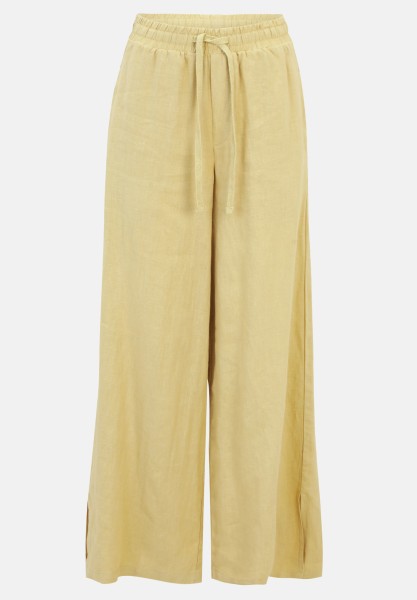 Cartoon Leinenhose unifarben