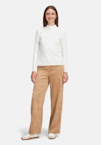 BETTY & CO Langarm-Shirt mit Rippenstruktur