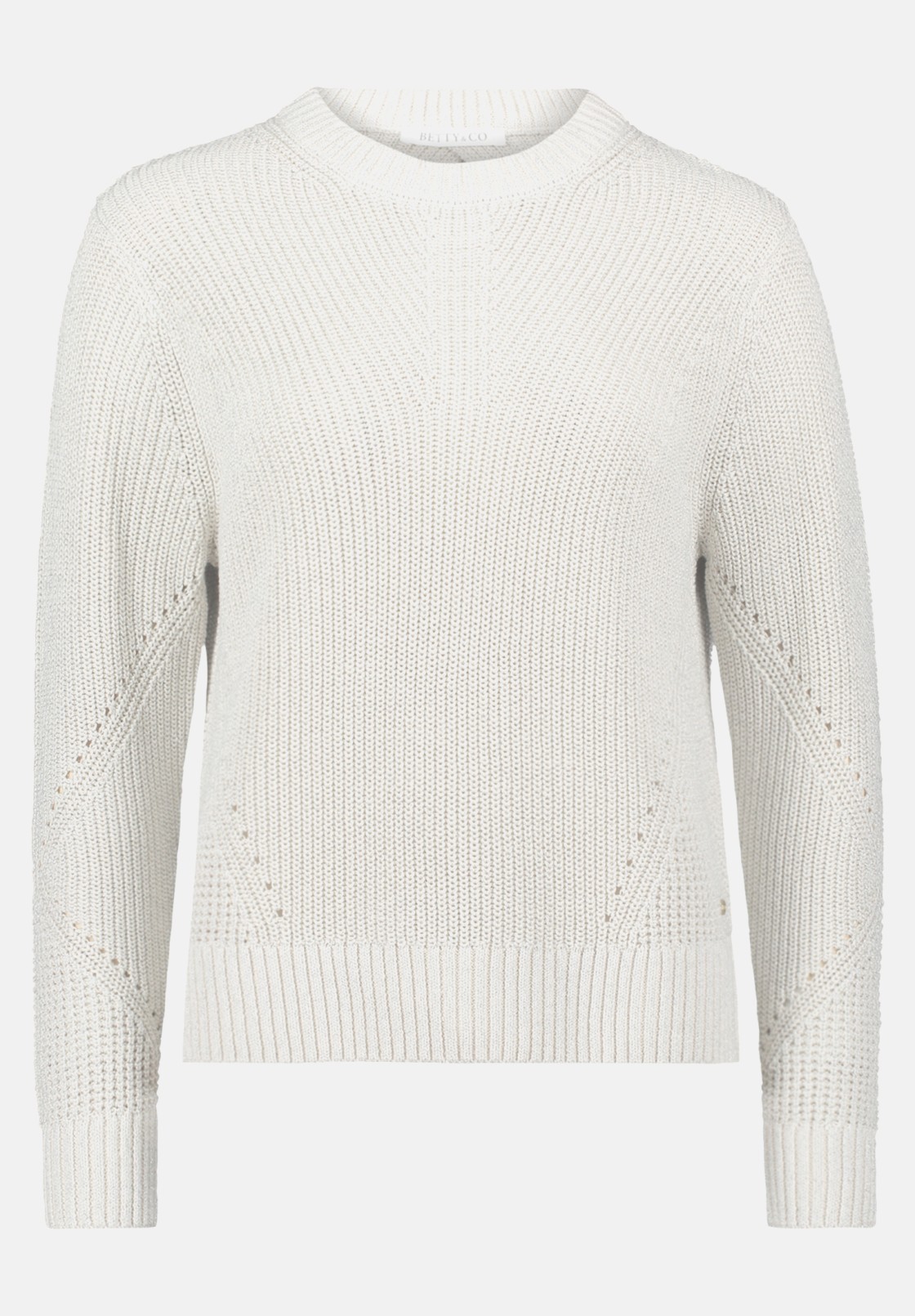 BETTY & CO Strickpullover mit Lurexfaden