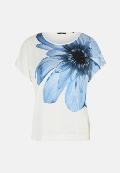 zero Satinshirt mit Blumendruck | Betty Barclay