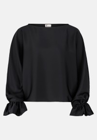 Vera Mont Satin-Bluse mit Fledermausärmeln