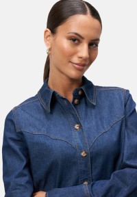 zero Jeanshemd mit Knopfleiste | Betty Barclay