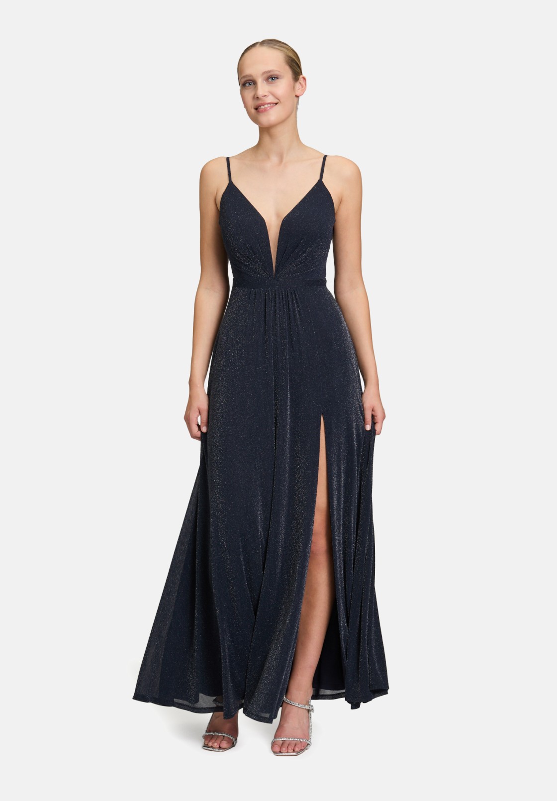 Vera Mont Abendkleid mit Lurexfaden