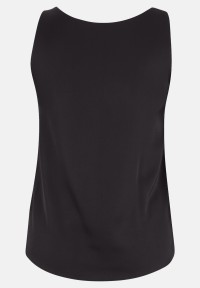Vera Mont Satin-Bluse mit V-Ausschnitt