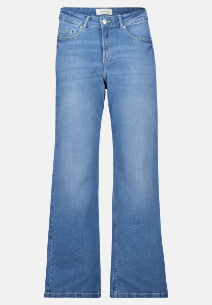 Cartoon Stretch-Jeans mit Eingrifftaschen