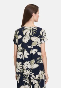 Betty Barclay Printshirt mit Wasserfallausschnitt