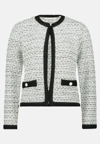 BETTY & CO Strick-Cardigan mit Fransen