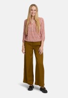 Cartoon Casual-Bluse mit Muster