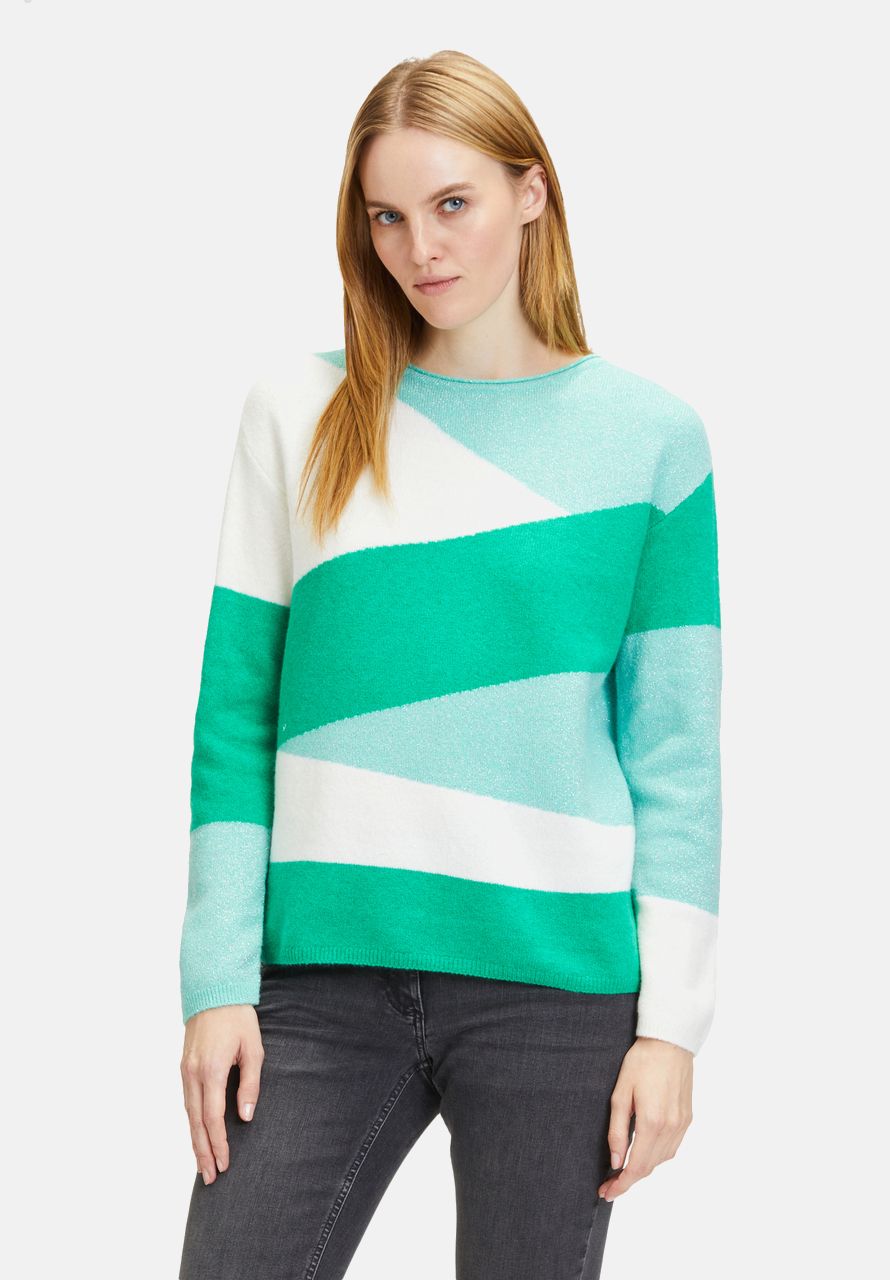 Betty Barclay Feinstrickpullover mit Color Blocking