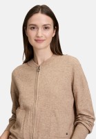 BETTY & CO Strick-Cardigan mit Reißverschluss