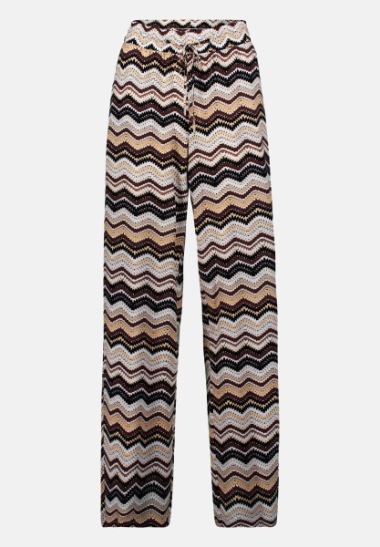 zero Hose mit Zickzackmuster 30 Inch | Betty Barclay