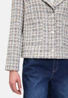 Cartoon Tweedblazer mit aufgesetzten Taschen