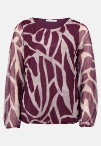 BETTY & CO Mesh-Shirt mit Gummizug