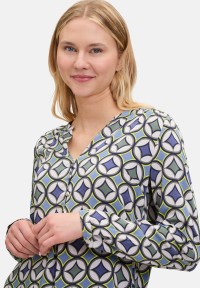 Cartoon Casual-Bluse mit Knöpfen