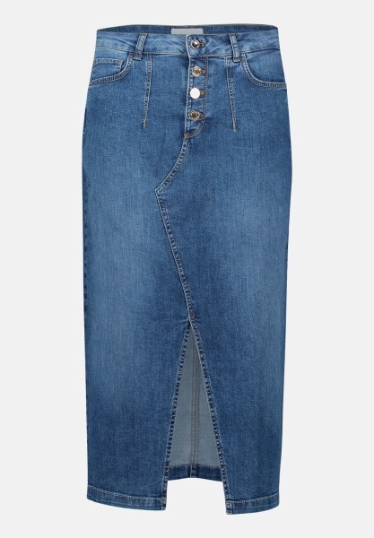 Cartoon Jeansrock mit Waschung