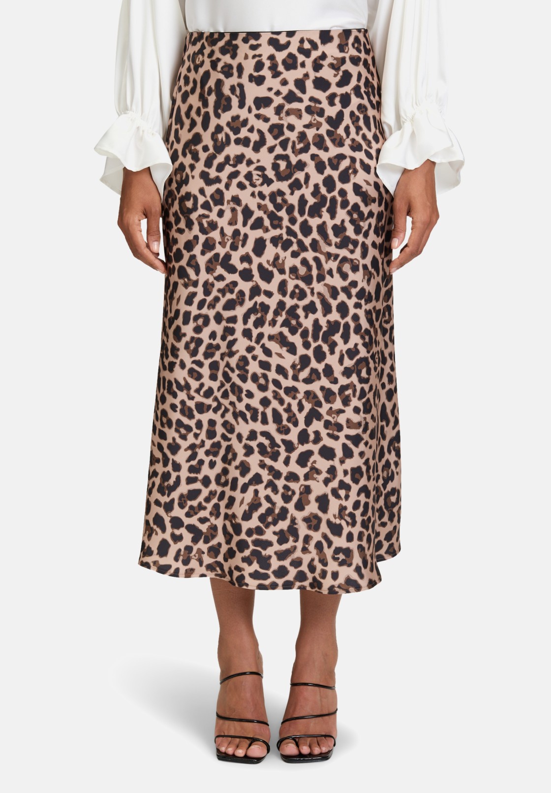 Vera Mont Satinrock mit Leoprint