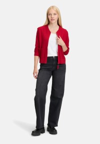 BETTY & CO Strick-Cardigan mit Reißverschluss