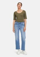 Cartoon Basic Shirt mit Rundhalsausschnitt