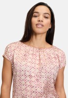 Cartoon Blusenshirt mit Print