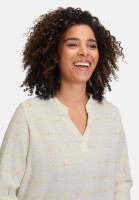 Cartoon Casual-Bluse mit Lurexfaden