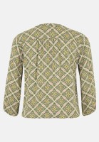 Cartoon Casual-Bluse mit Muster