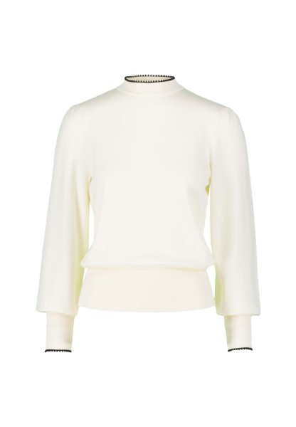 zero Pullover mit Kontrastpaspel | Betty Barclay