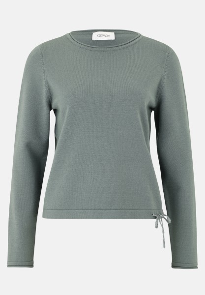 Cartoon Strickpullover mit Rundhalsausschnitt