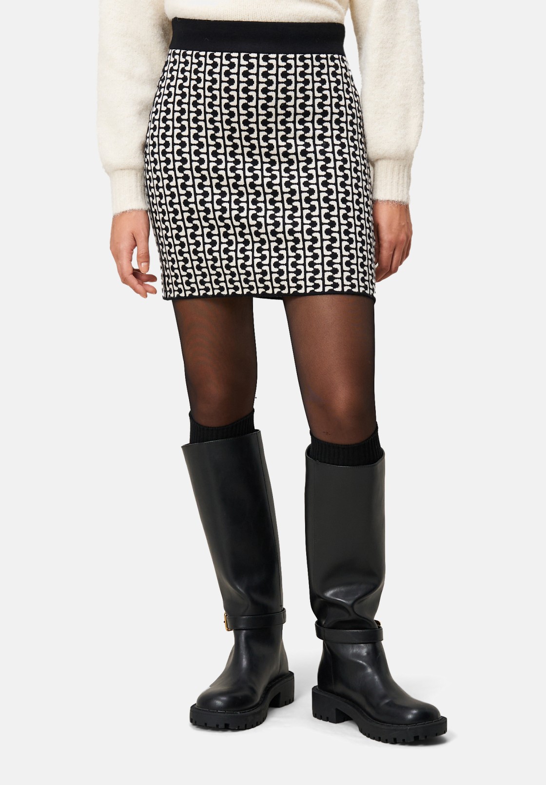 zero Strickrock mit grafischem Print | Betty Barclay