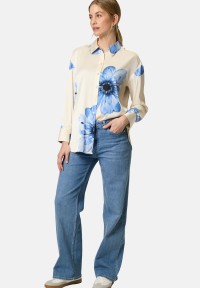 zero Hemdbluse mit Blumendruck | Betty Barclay