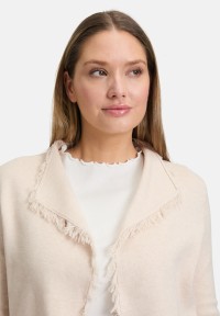 Cartoon Strick-Cardigan mit Fransen