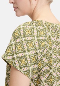 Cartoon Blusenshirt mit Muster