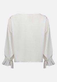 Betty Barclay Satin-Bluse mit U-Boot-Ausschnitt