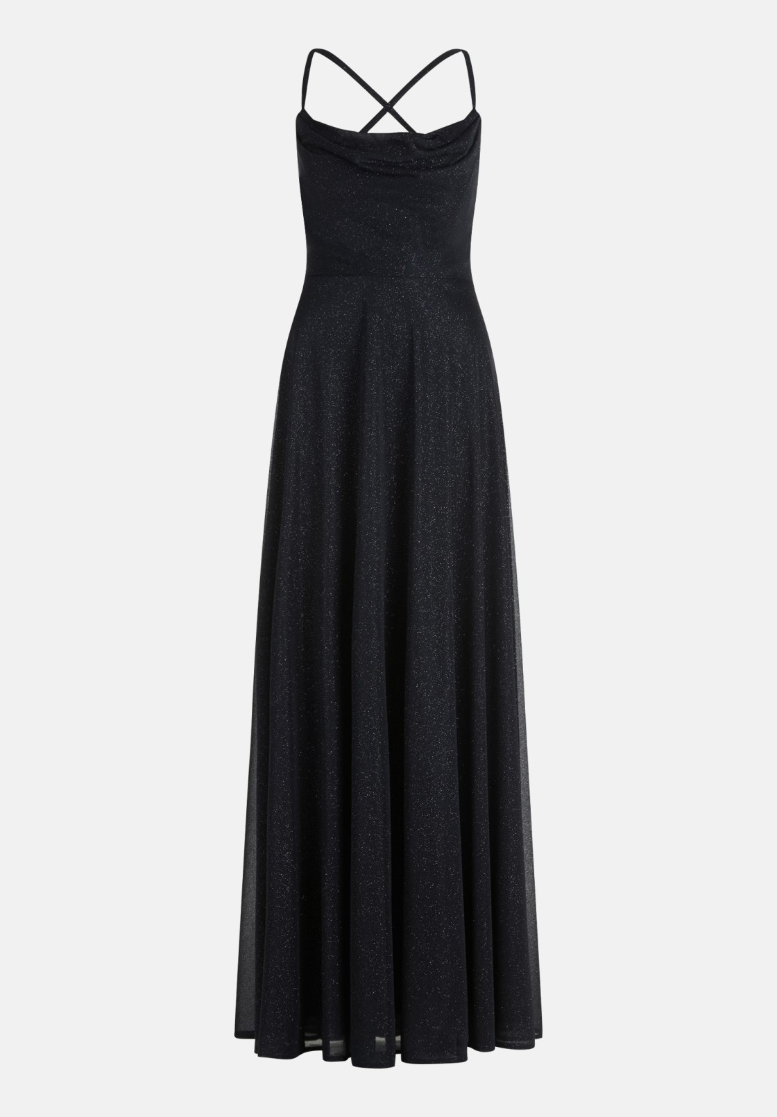 Vera Mont Abendkleid mit Wasserfallausschnitt