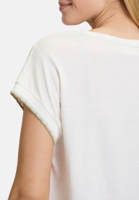 Cartoon Casual-Shirt mit Rundhalsausschnitt