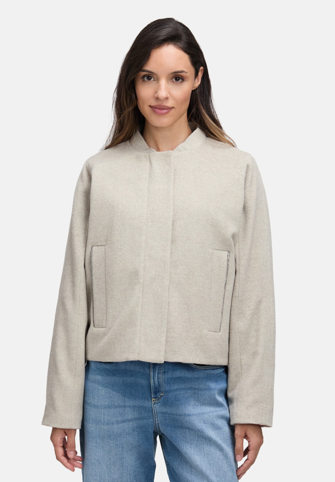 Cartoon Bomberjacke mit Taschen